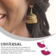 thumbnail image 3 of sweethay 1 par de pendientes de borla bohemios llamativos, estilo Retro, colgante de oreja, recuerdo de fiesta elegante, accesorio de moda, Ropa, zapatos y accesorios Miscelánea Fucsia, 3 of 6