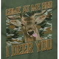 thumbnail image 2 of I Deer You Hunting Pun Camouflage Plus Size Crewneck Graphic Tee Shirt Brisco Brands 2X, 2 of 5