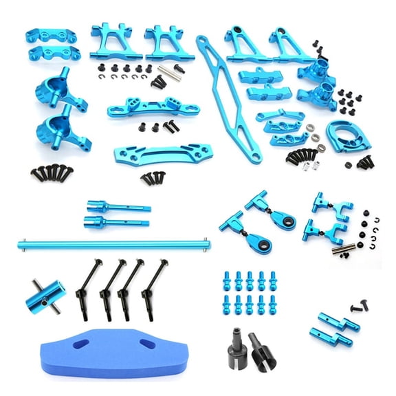Metal Modification Accessory Kit Suspension Arms Steering Knuckle Set for TT02 TT-02 1/10 RC Car Upgrade Parts,1