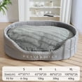 thumbnail image 4 of HOOPET Double Sided Available All seasons Big Size Extra Large Dog Bed House Sofa Kennel Soft Fleece Pet Dog Cat Warm Bed S-XL ShopWise Round, 4 of 11