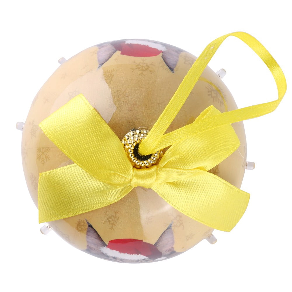 Dog Collection Twinkling Lights Christmas Ball Indoor Decorative Ornament