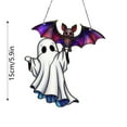 thumbnail image 4 of Cute Ghost Suncatcher, Acrylic Hanging Ghost Plant Decoration for Home, Window, and Garden, Perfect for Halloween, Christmas, and Party Gifts, 4 of 5