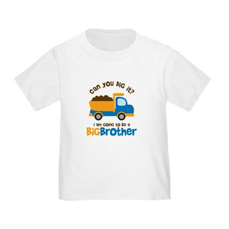 

CafePress - Dump Truck Big Brother To Be Toddler T Shirt - Cute Toddler T-Shirt 100% Cotton
