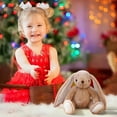 thumbnail image 4 of SLYNSHome Easter Gifts Cute Rabbit Plush Bunny Stuffed Animal Dolls with Big Feet and Floppy Ears Birthday Gifts Cute Rabbit Plushies Soft Plush Toys, 4 of 6