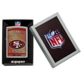 thumbnail image 6 of Zippo NFL San Francisco 49ers Street Chrome Pocket Lighter, 6 of 6
