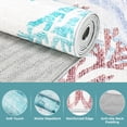 thumbnail image 4 of Washable Area Rug for Living Room, 8'x10' Nautical Beach Pattern Non-Slip indoor Rug, Soft Low Pile & Stain Resistant Carpet for Bedroom, Dining Room, Home office, 4 of 8