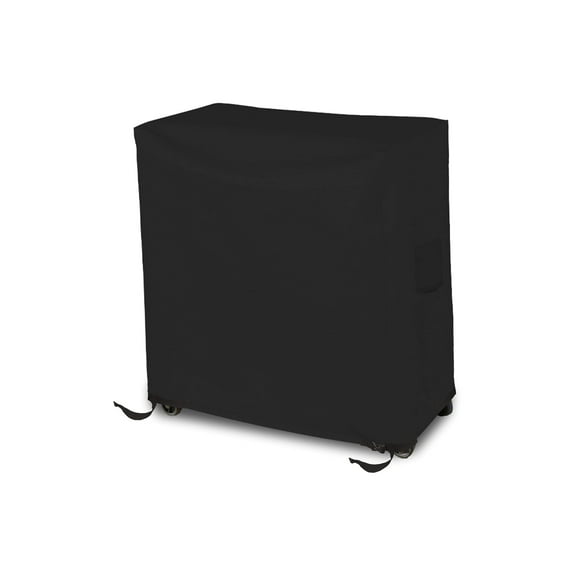 Cooler Cover 18 Oz Waterproof - Rolling Cart Cover 100% Weather Resistant with Air Pockets & Drawstrap for Snug Fit (32" H x 34" W x 20" D, Black)