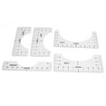thumbnail image 1 of Shirt Ruler, Reusable Alignment Guide Ruler Exquisite PVC  For Office For Sewing, 1 of 8