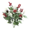 thumbnail image 1 of Admired by Nature ABN4B003-NTRL Seasonal Berry Pine Cone Bush, 1 of 1