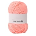 thumbnail image 1 of Hilo colorido para tejer a mano | Hilo de crochet de algodón suave de leche de 25 g para ropa de bebé, gorros y bufandas | 65 metros por madeja para manualidades, proyectos de tejido y costura, 1 of 4