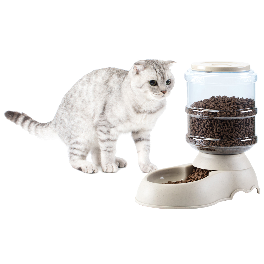 Automatic Self Dispensing Gravity Pet Feeder for Cats and Dogs - Large Capacity, Food Dispenser