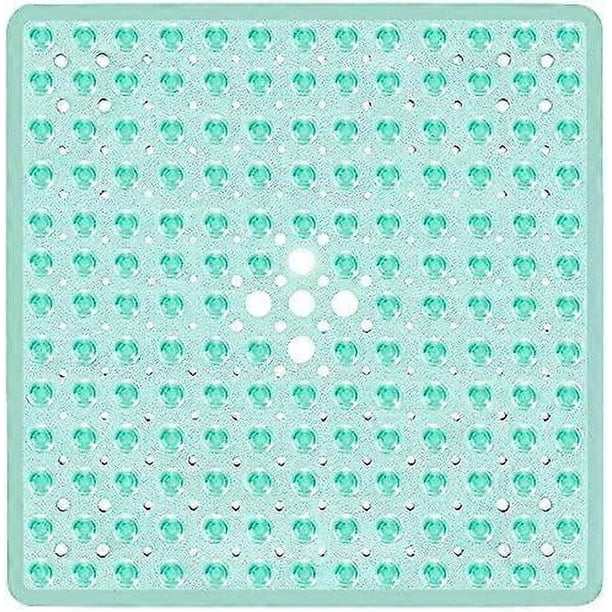 Non-Slip Bath Mat with Suction Cup Non-Slip Shower Mat Modern Design Premium Suction Cup (Green)