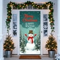 thumbnail image 5 of FastXmas Christmas Door Cover Decorations,35 x 72" Front Door Cover Pendant Ornaments, Removable Christmas Style Door Covers Decoration for Indoor Outdoor Home Farmhouse Enhance Holiday Atmosphere, 5 of 6