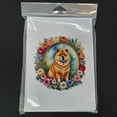 thumbnail image 3 of Chow Chow and Flowers Greeting Cards and Envelopes Pack of 8 7 in x 5 in, 3 of 3