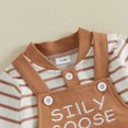 thumbnail image 6 of Cjfdfy Newborn Baby Boy Animal Overalls Fall Clothes Striped Long Sleeve Rompers And Embroidery Overalls Cute Country Baby Clothes Toddler Farm Winter Outfit 0-18 Months, 6 of 9