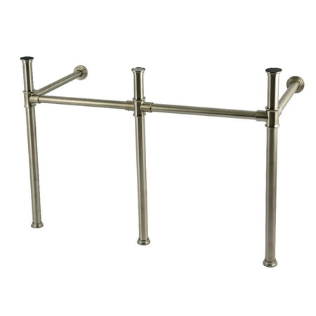 Kingston Brass VPBT14888 Stainless Steel Console Sink Legs in Brushed Nickel