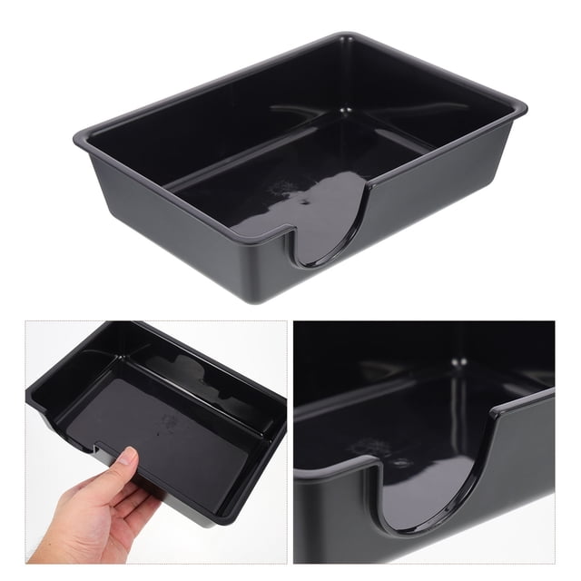 unbranded Refugio Artificial De Plástico Negro Para Reptiles Con Para Acuarios Y Terrarios
