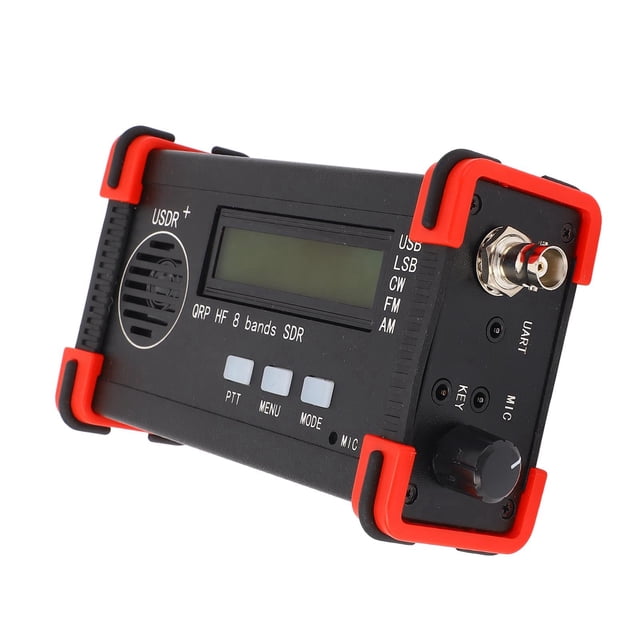 Transceptor CW SDR QRP SSB DE 8 BANDAS CON CARCASA DE ALUMINIO SOPORTE DE MODO ACESORIOS ACESORIOS COMPORTOS BATERÍA Transcopor de radio de Onda Corta Corta para emergencia