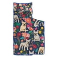 thumbnail image 2 of French Bulldog Dog and Pioneer Flower Toddler Nap Mats for Kids Preschool,Sleeping Mat Bag or Kids,Toddler Sleeping Bag,Toddler Nap Mat or Daycare, 2 of 6