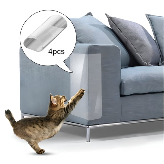 XIBUFE 2026 New Cat Scratch Deterrent, Furniture Protectors Cat Scratching Couch Sofa Furniture Corner Protector Guards, No Scratch Clear, 15X40Cm