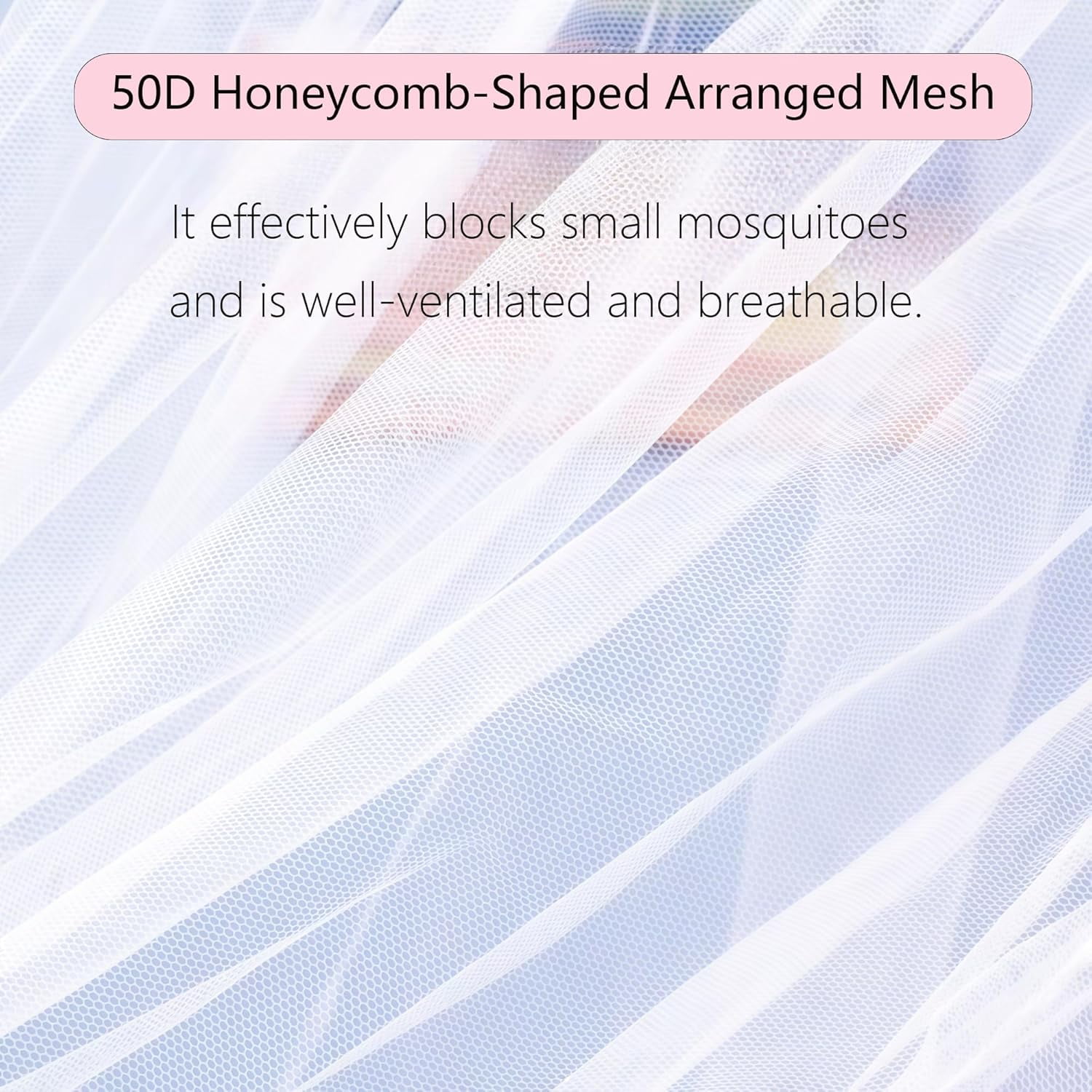 Baby Crib Bed Mosquito Net White