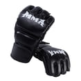 thumbnail image 3 of Guantes de Mma, de Entrenamiento de Lucha con Medio , Abiertas, Guantes de Kickboxing, Guantes de Boxeo para Agarre, Entrenamiento , negro, 3 of 5