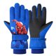 thumbnail image 1 of Guantes antideslizantes de cinco dedos para exteriores, de terciopelo grueso, cálidos, resistentes al agua, con dibujos de princesas Elsa y Spider-Man, 1 of 5