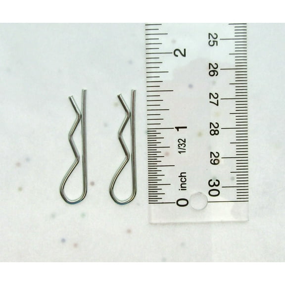 Hitch Pin Clip  5/64 inch Diameter X 1 9/16" length  Zinc Plated Spring Steel