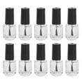 thumbnail image 3 of Botella vacía de esmalte de uñas, 10 piezas de 5 ml, botella vacía profesional de esmalte de uñas, botella de esmalte de uñas con tapa de cepillo, compacta y liviana, 3 of 8