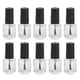 thumbnail image 3 of Botella vacía de esmalte de uñas, 10 piezas de 5 ml, botella vacía profesional de esmalte de uñas, botella de esmalte de uñas con tapa de cepillo, compacta y liviana, 3 of 8