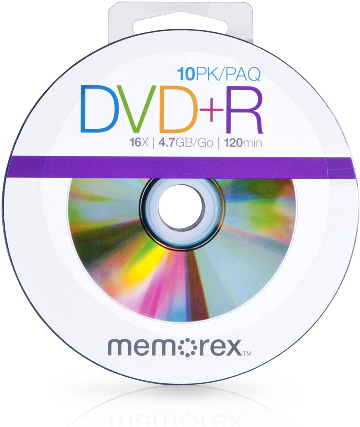 Memorex 99057 DVD+R 16x Discs, 10 Pack Walmart Canada