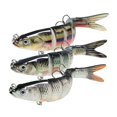 thumbnail image 2 of Almencla Leurre 3 Pièces Leurres de Pêche Réalistes Bass Swimbait Facile à Utiliser Ensemble de Tacles 13,7 Cm 25g, 2 of 8