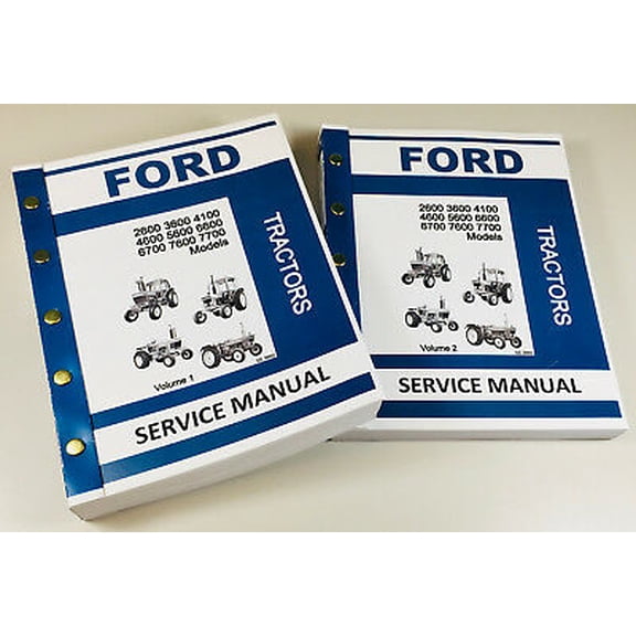 Ford Tractor 2600,3600,4100,4600,5600,6600,6700,7600,7700 Service Repair Manual
