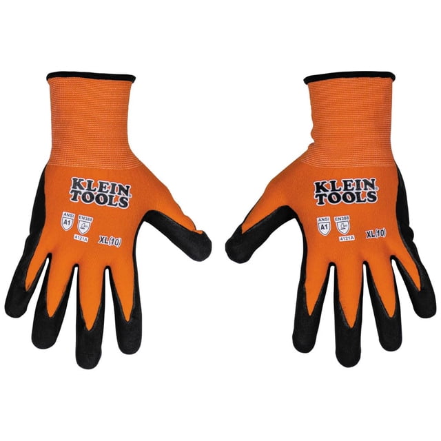 Guantes de trabajo Klein Tools 60673, tejidos por inmersión, resistentes a cortes