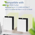 thumbnail image 3 of HR900 Filter Replacement Kit Compatible with Winix HR900 Purifier, Replaces Part # 1712-0093-00 Filter T and 1712-0094-00 U, 2 Set, 3 of 4