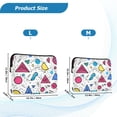 thumbnail image 4 of FORMRS 13-13.3 inch Laptop Sleeve Case Soft Carrying Quilted Computer Bag Cover, Red Retro Pattern, 4 of 7