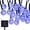 Blue, variant on Solar Crystal Ball Lights Outdoor,Waterproof 20ft 30LED Bubble Globe Solar Fairy String Lights 8 Mode for Bistro Garden Yard Home Party Wedding Christmas Decoration-