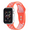 Coral/Pink, variant on Nautical Blue Breathable Silicone Sport Band for Apple Watch SE 1-7/Size 38mm-41mm