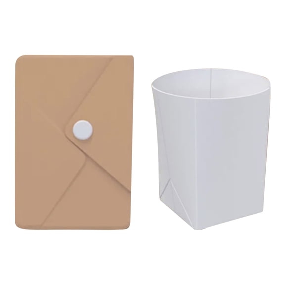 HWHCGZ Silicone Collapsible Travel Cup, Portable Foldable Water Cup,Reusable Leak-Proof Design for Camping, Hiking, Sports.Card Bag Design for Easy Insertion Into Pockets Coffee