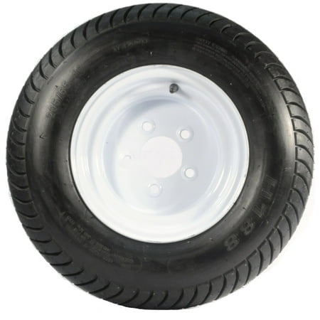 Trailer Tire On Rim 20.5 8 10 205/65-10 20.5X8.0-10 5 Lug ...