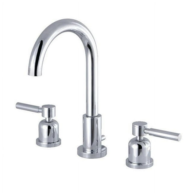 Fauceture FSC8921DL Robinet de Lavabo à Large Diffusion de 8 Po avec Pop-Up, Chrome Poli