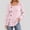 Pink, variant on Women's Knit Tops Ribbed Scoop Neck Sweater, Long Sleeve Pullover Shirts, Brushed Knit Split Hem Button Detail Blouses Top, Loose Fit Casual Fall Winter Layering Shirt