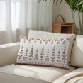 thumbnail image 3 of Retro Southwest, Throw Pillow Cover, Pillowcase Protectors with Zipper, Breathable Decorative Lumbar Pillow Case Cover, Geometric Abstract Bohemia Native Tribal Pillow Shams for Couch Sofa 12x20Inch, 3 of 8