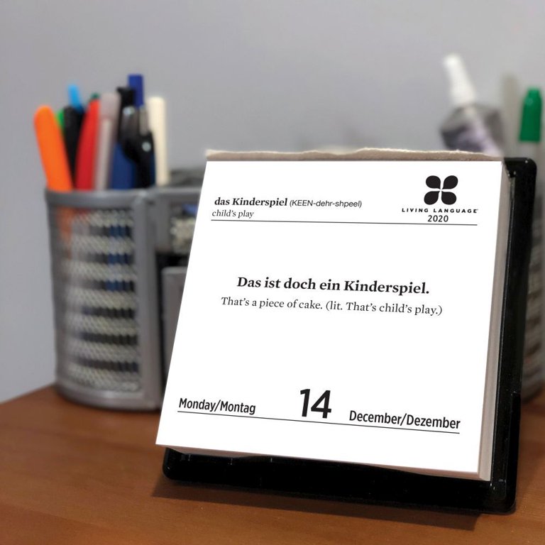 Living Language: German 2020 Day-To-Day Calendar (Other) - Walmart.com