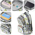 thumbnail image 4 of Colorful Butterfly Pattern Cute School Backpack Bag with Padded Back and Adjustable Shoulder Straps 16.9 X 12.6 X 5.9 Inches, 4 of 5