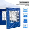 thumbnail image 1 of Outdoor Tent Curtain with Window Tent Sidewall For Outdoor Activities Champing Waterproof Wear-Resistant UV Resistant Removable Canopy Sidewalls, 1 of 7