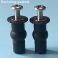 thumbnail image 3 of Marbhall 2 Full Set Fix Toilet Seat Fixings Top Fix Blind Hole Fitting Expanding Toilet Cover Bracket Accessories Toilet Seat Hinge Fittings Quick Release Hinges Black, 3 of 11