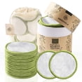 thumbnail image 1 of Almohadillas desmaquillantes reutilizables Greenzla (paquete de 20) con bolsa de lavandería, 1 of 7
