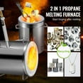 thumbnail image 2 of Kit de Four de Fusion de Propane avec Double Brûleurs 2700°F, 12 kg, 2 of 8