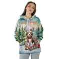 thumbnail image 4 of Merry Christmas Santa Reindeer Antlers Beagle Sleigh Xmas Winter Holiday All Over Print 3D Hoodie Unisex Merch Hoodies Beagles Dog Lover Gifts Idea - 00023, 4 of 6